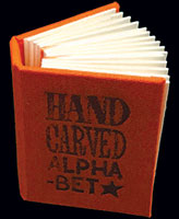 Hand-Carved Alpha-Bet [Miniature]