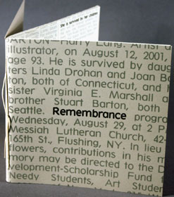 Remembrance book