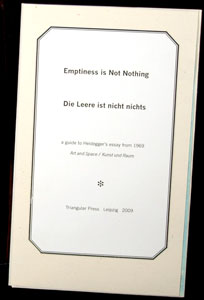 Emptiness is Not Nothing book